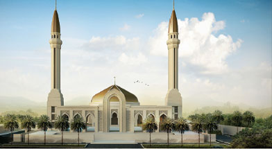 Jhonlin Group, Kalimantan Selatan, Tanah Bumbu, Batulicin, Masjid Jami Al -Falah, Masjid Agung, h isam 