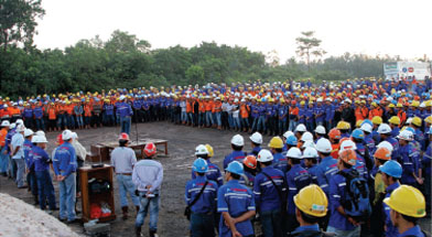 Jhonlin Group, PT. Jhonlin Baratama, Safety Talk, Kalimantan Selatan, Tanah Bumbu, Batulicin, h isam