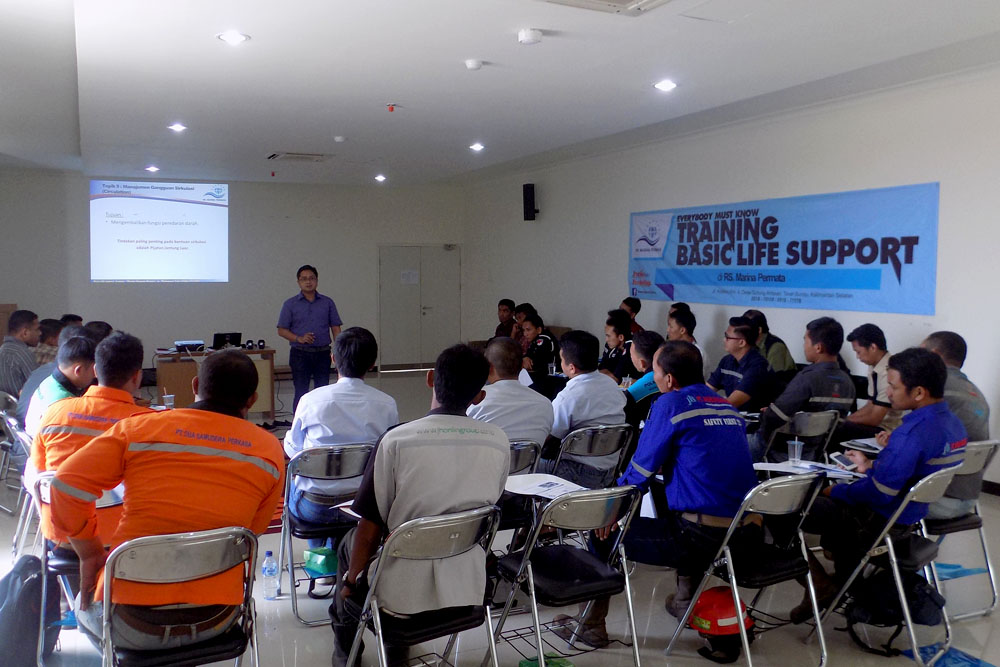 Jhonlin Group, RS Marina Permata, Training Basic Life Support, Batulicin, Tanah Bumbu, Kalimantan Selatan