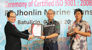 Batulicin, ISO PT. Jhonlin Marine Trans, Jhonlin Group